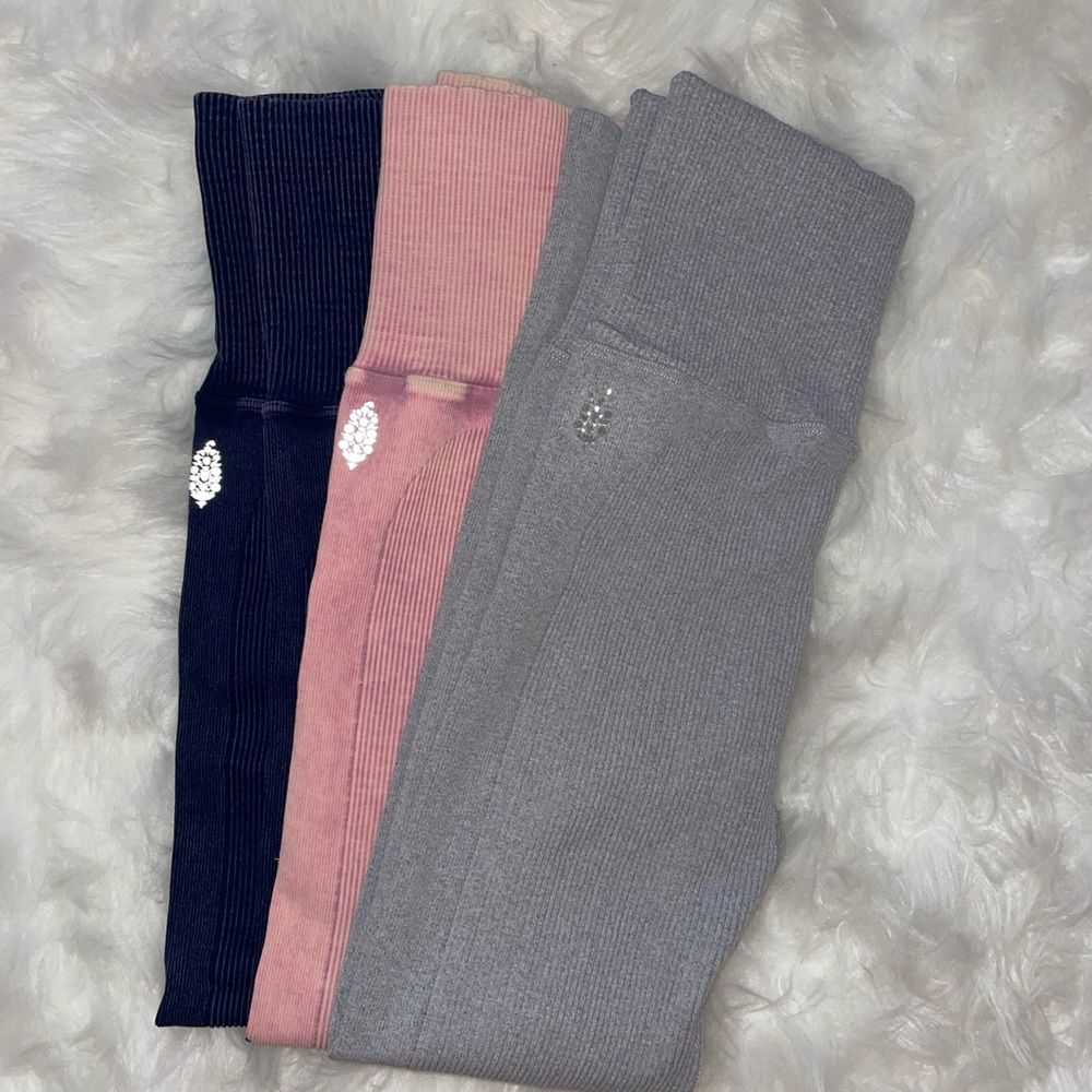 Free People Movement Happiness Runs Leggings - lot of 3